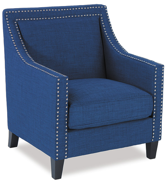 Trina Blue Accent Chair