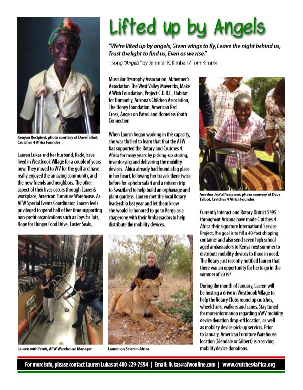 Crutches 4 Africa Article