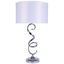 Picture of Swirled Metal Lamp 30 In White