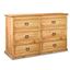 Picture of TEST Hacienda Rustic 6 Drawer Dresser