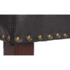 Picture of 30" Brown Faux Leather Barstool
