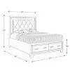 Picture of Titanium Queen Storage Bed