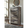 Picture of Derekson Multi Grey Five Drawer Chest