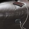Picture of Italian Leather Power Wall Saver Recliner