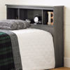 Picture of Zach Gray Bookcase Headboard