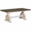 Picture of Drake Two-Tone Trestle Table