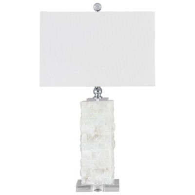 Picture of Malise White Alabaster Table Lamp