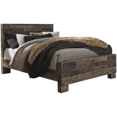 Picture of Derekson Multi Grey King Panel Bed