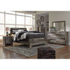 Picture of Derekson Multi Grey King Panel Bed
