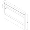 Picture of Zach Gray Full Bookcase Headboard