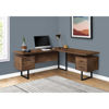 Picture of 70" Brown L-Shape Computer Desk
