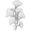 Picture of Delicate Leaves Metal Wall Decor