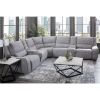 Picture of River Gray 7-Piece Power Zero Gravity Reclining Sectional