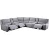 Picture of River Gray 7-Piece Power Zero Gravity Reclining Sectional
