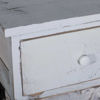 Picture of White Four Drawer Accent Table