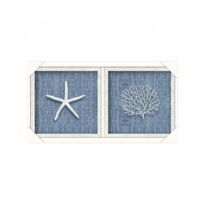 Picture of S/2 Coastal In White Wash Frame