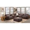 Picture of Drew 6 Piece Dual Power Recline Leather Sectional