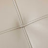 Picture of Aria Taupe Leather Ottoman