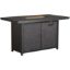 Picture of Alassio Grey Bar Height Fire Pit Table