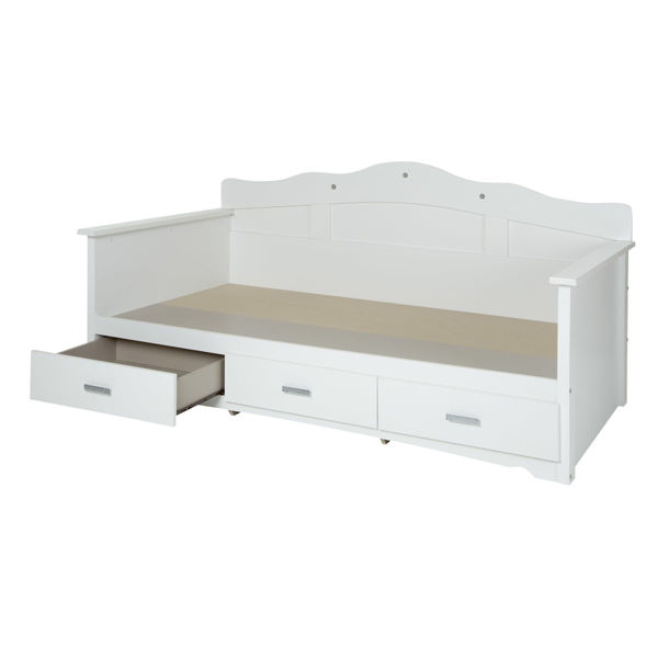 Picture of Tiara - Twin Daybed with Storage, White *D