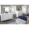 Picture of White Cottage Queen Panel Bed