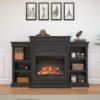Picture of Lamont - 69" Mantel Fireplace, Black *D