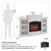 Picture of Lamont - 69" Mantel Fireplace, Black *D