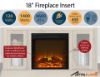 Picture of Chicago - 47" Fireplace TV Console, Black Oak *D