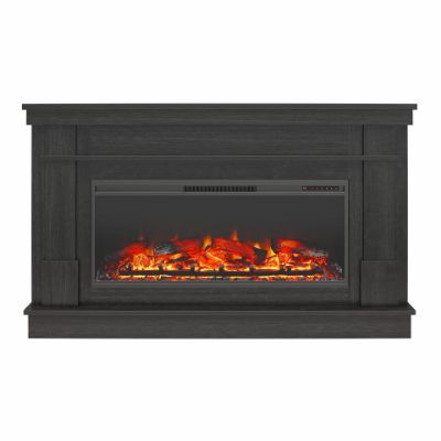 Picture of Elmcroft - 64" Wide Mantel, Black Oak *D