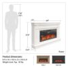 Picture of Elmcroft - 64" Wide Mantel, Walnut *D
