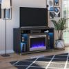 Picture of Lumina - 47" Fireplace TV Stand, Black Oak *D