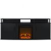 Picture of Carson - 63" Fireplace TV Console, Black *D