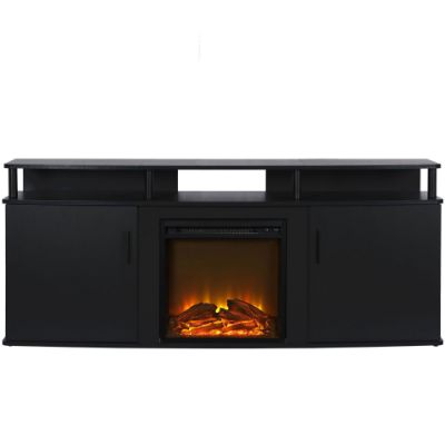 Picture of Carson - 63" Fireplace TV Console, Black *D