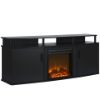 Picture of Carson - 63" Fireplace TV Console, Black *D