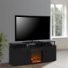 Picture of Carson - 63" Fireplace TV Console, Black *D