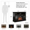 Picture of Chicago - 47" Fireplace TV Console, Dove Gray *D