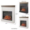 Picture of Mateo - 29" Fireplace, Two-Tone *D
