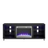 Picture of Lumina - 64" Fireplace TV Stand, Black Oak *D