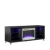 Picture of Lumina - 64" Fireplace TV Stand, Black Oak *D