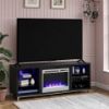 Picture of Lumina - 64" Fireplace TV Stand, Black Oak *D