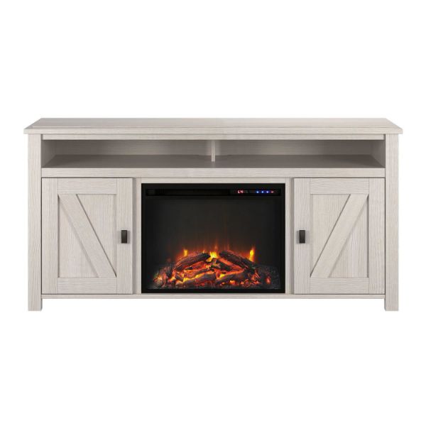 Picture of Farmington - 59" Fireplace TV Console, Ivory Oak *