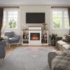 Picture of Gateswood - 64" Fireplace, Plaster and Walnut *D