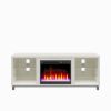 Picture of Lumina - 64" Fireplace TV Stand, White Plaster *D