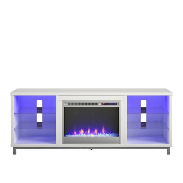 Picture of Lumina - 64" Fireplace TV Stand, White *D