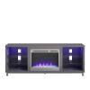 Picture of Lumina - 64" Fireplace TV Stand, Graphite Gray *D