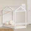 Picture of Sweedi - Transition Wooden House Bed, White *D