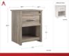 Picture of Bassinger Nightstand, Gray Oak *D