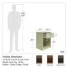 Picture of Ellwyn 1-Drawer Nightstand, Walnut *D