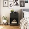 Picture of Monterey Nightstand, Black Oak *D