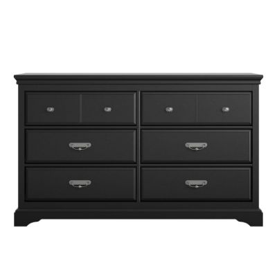 Picture of Bristol 6 Drawer Dresser, Black *D